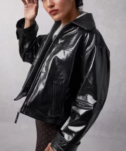 Clothing Rouje | Joshua Jacket Cuir Noir
