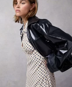Clothing Rouje | Joshua Jacket Cuir Noir