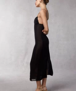 Clothing Rouje | Lana Dress Crinkle Noir