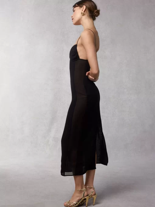Clothing Rouje | Lana Dress Crinkle Noir