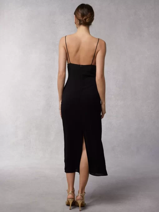 Clothing Rouje | Lana Dress Crinkle Noir