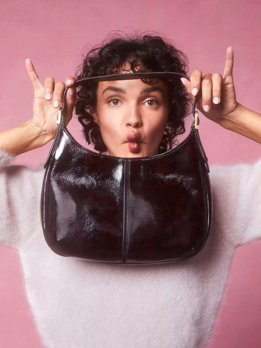 Accessories Rouje | Le Frenchy Bag Vernis Tortue