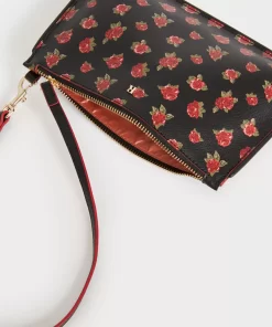 Accessories Rouje | Le Mini Bag Fleurs Noir