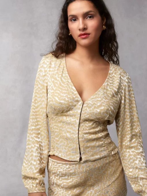 Clothing Rouje | Leana Top Irise Dore