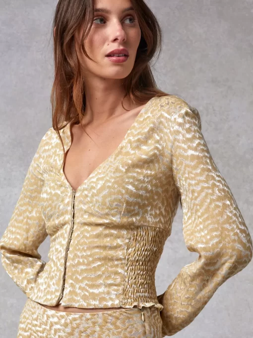 Clothing Rouje | Leana Top Irise Dore