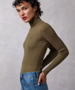 Clothing Rouje | Lucien Turtleneck Uni Kaki