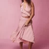 Clothing Rouje | Ludivina Skirt Crinkle Pourpre