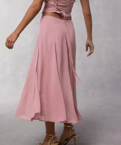 Clothing Rouje | Ludivina Skirt Crinkle Pourpre