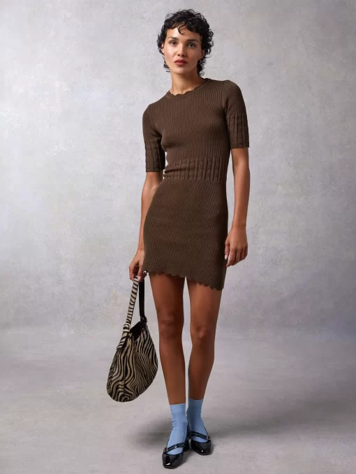Clothing Rouje | Marius Dress Uni Brown