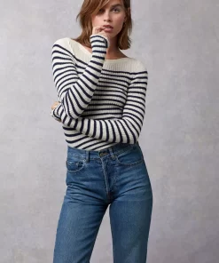 Clothing Rouje | Mylene Sweater Raye Meringue
