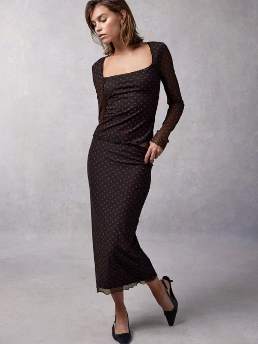 Clothing Rouje | Naella Skirt Carmena Noir