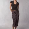 Clothing Rouje | Naella Skirt Anemone Bordeaux