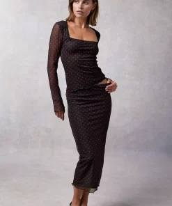 Clothing Rouje | Naella Skirt Carmena Noir