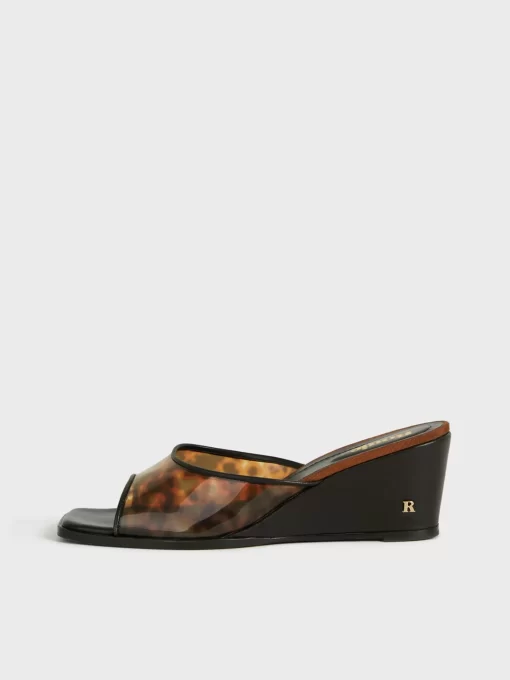 Accessories Rouje | Natty Mules Tortoise Noir