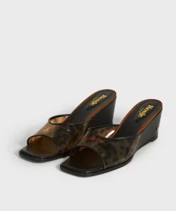 Accessories Rouje | Natty Mules Tortoise Noir