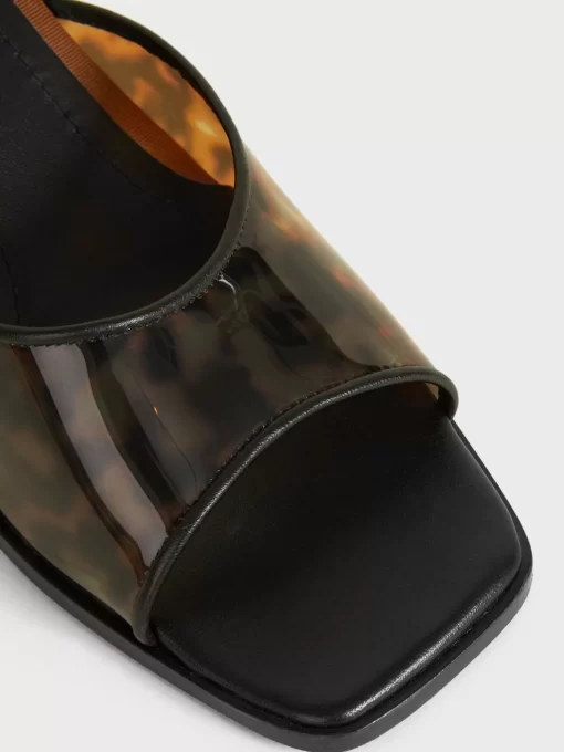 Accessories Rouje | Natty Mules Tortoise Noir