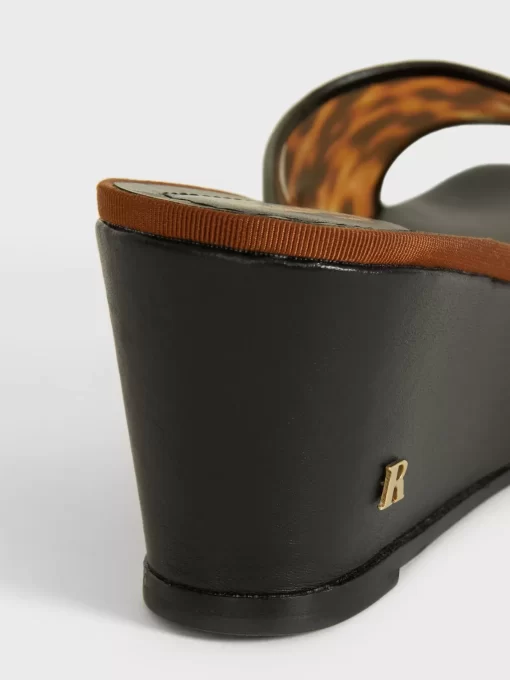 Accessories Rouje | Natty Mules Tortoise Noir