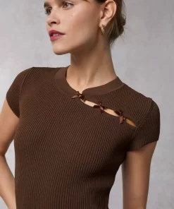 Clothing Rouje | Nino Dress Uni Marron