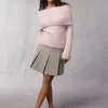 Clothing Rouje | Noor Skirt Chine Beige