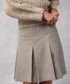 Clothing Rouje | Noor Skirt Chine Beige