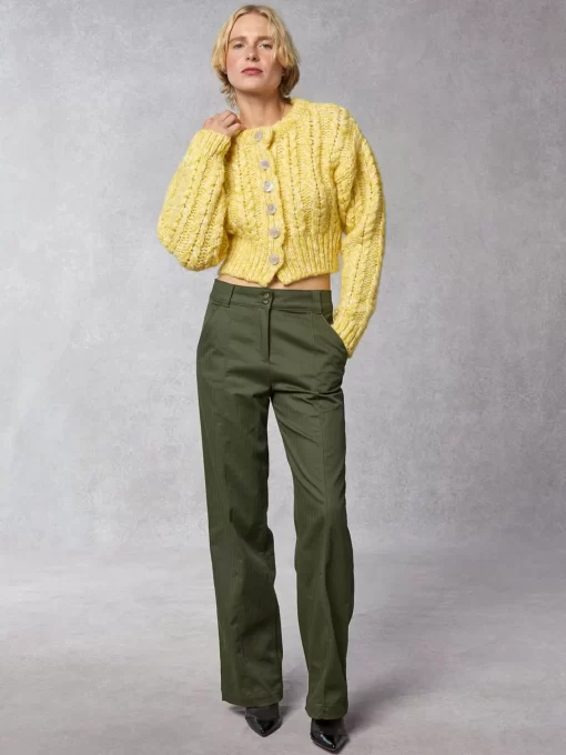 Clothing Rouje | Oderic Pants Khaki Chevron