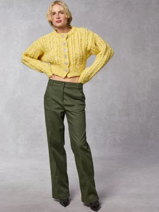 Clothing Rouje | Oderic Pants Khaki Chevron