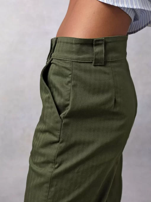 Clothing Rouje | Oderic Pants Khaki Chevron
