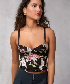 Clothing Rouje | Paquita Top Amaryllis Noir