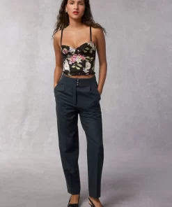 Clothing Rouje | Paquita Top Amaryllis Noir