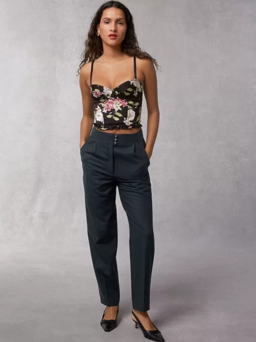 Clothing Rouje | Paquita Top Amaryllis Noir
