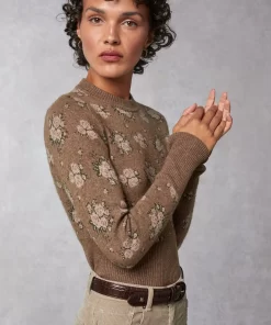 Clothing Rouje | Paula Sweater Fleurs Rose