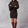 Clothing Rouje | Simone Dress Uni Marron