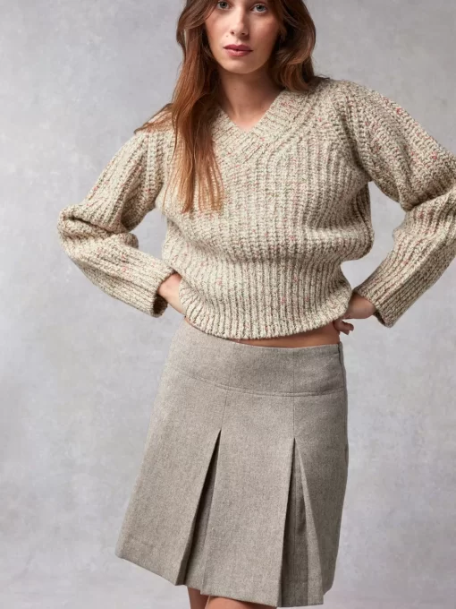 Clothing Rouje | Tatiana Sweater Uni Ecru