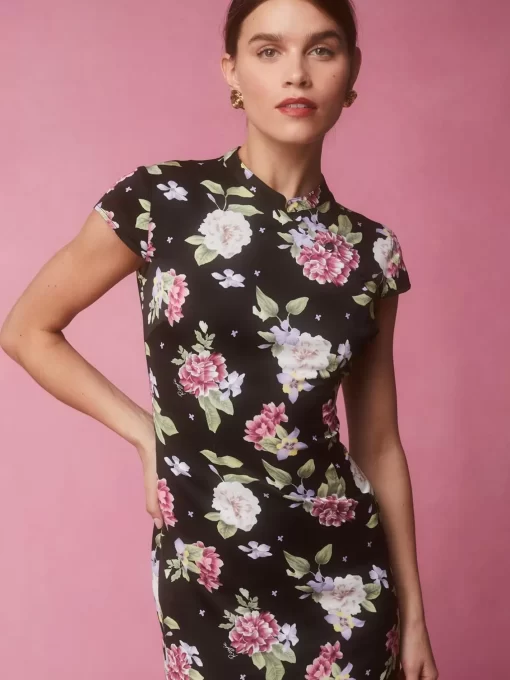 Clothing Rouje | Thais Dress Amaryllis Noir
