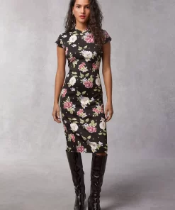Clothing Rouje | Thais Dress Amaryllis Noir
