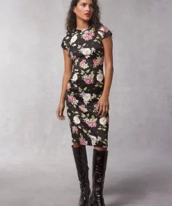 Clothing Rouje | Thais Dress Amaryllis Noir