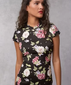 Clothing Rouje | Thais Dress Amaryllis Noir