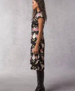 Clothing Rouje | Thais Dress Amaryllis Noir