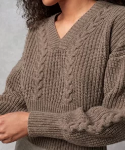 Clothing Rouje | Zoe Sweater Uni Taupe